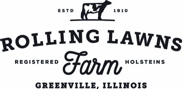 Rolling Lawns Farm logo from Greenville, Illinois.